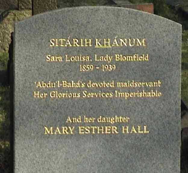 Lady Blomfield grave