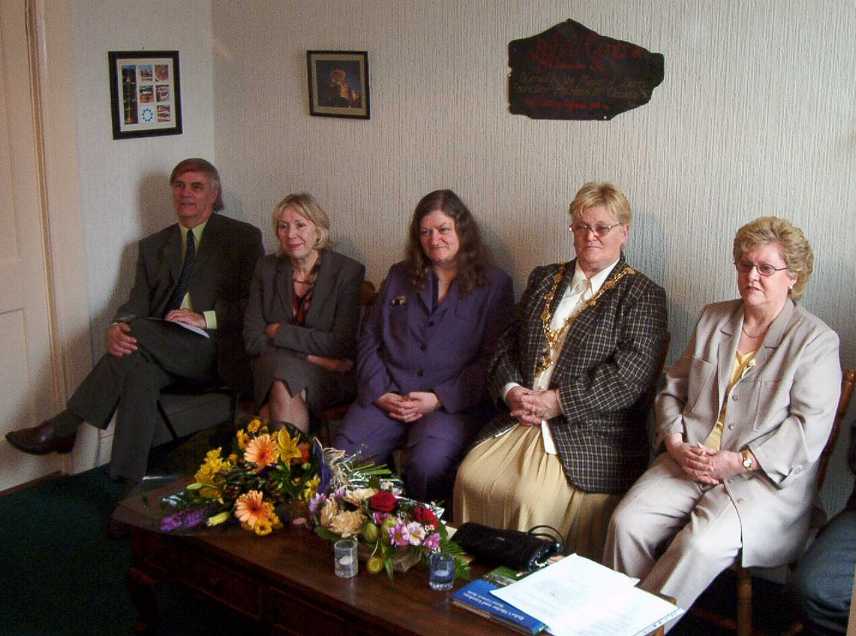 Speakers at opening of Bahá'í Centre